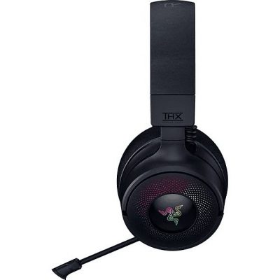 Auriculares gaming - Razer Kraken V4, Circumaurales, Bluetooth, Negro