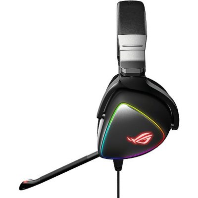 Auriculares gaming  - ROG Delta ASUS, Supraaurales, Negro