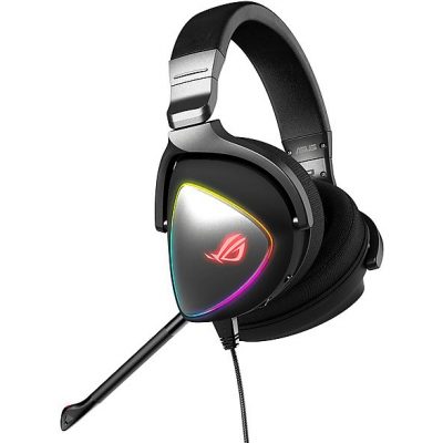 Auriculares gaming  - ROG Delta ASUS, Supraaurales, Negro