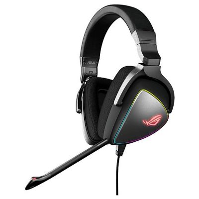 Auriculares gaming  - ROG Delta ASUS, Supraaurales, Negro