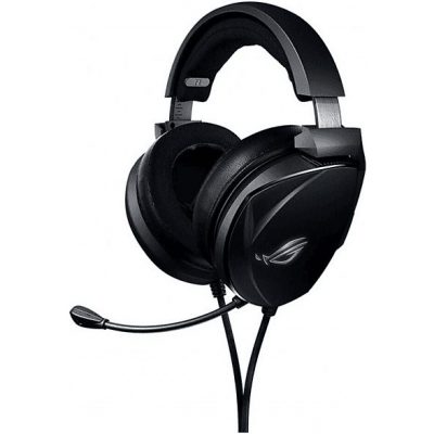 Auriculares gaming  - ROG Theta Electret ASUS, Circumaurales, Negro