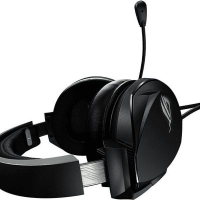 Auriculares gaming  - ROG Theta Electret ASUS, Circumaurales, Negro