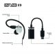 Auriculares gaming - Sony INZONE E9, Aislamiento acústico, Caja de audio USB-C, PC streaming, Cable 1,8 m, Fnatic, Estuche, G900W, Blanco