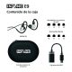Auriculares gaming - Sony INZONE E9, Aislamiento acústico, Caja de audio USB-C, PC streaming, Cable 1,8 m, Fnatic, Estuche, G900W, Blanco