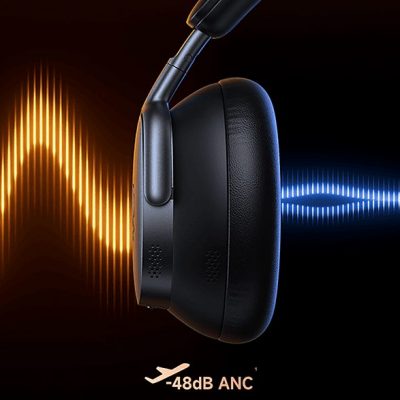 Auriculares inalámbricos - Baseus Inspire XH1 Sound By Bose, Wireless, Cancelación de Ruido, Audio Hi-Res/LDAC, Comodidad Cloud-Soft, Negro Cosmic