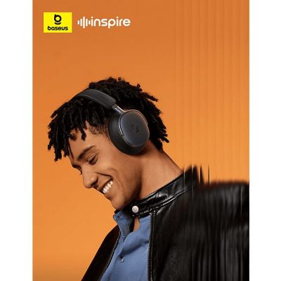 Auriculares inalámbricos - Baseus Inspire XH1 Sound By Bose, Wireless, Cancelación de Ruido, Audio Hi-Res/LDAC, Comodidad Cloud-Soft, Negro Cosmic