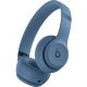 Auriculares inalámbricos - Beats Solo 4, Supraaurales, Bluetooth, 50h Autonomía, iOS y Android, Azul pizarra