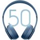 Auriculares inalámbricos - Beats Solo 4, Supraaurales, Bluetooth, 50h Autonomía, iOS y Android, Azul pizarra