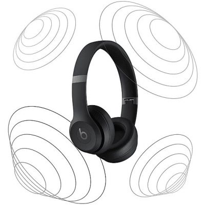 Auriculares inalámbricos - Beats Solo 4, Supraaurales, Bluetooth, 50h Autonomía, iOS y Android, Negro mate