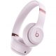 Auriculares inalámbricos - Beats Solo 4, Supraaurales, Bluetooth, 50h Autonomía, iOS y Android, Rosa nube