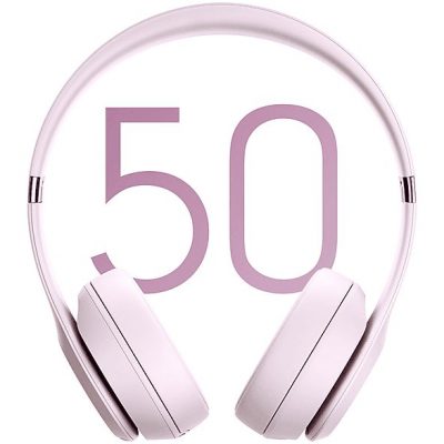 Auriculares inalámbricos - Beats Solo 4, Supraaurales, Bluetooth, 50h Autonomía, iOS y Android, Rosa nube