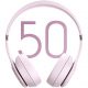 Auriculares inalámbricos - Beats Solo 4, Supraaurales, Bluetooth, 50h Autonomía, iOS y Android, Rosa nube
