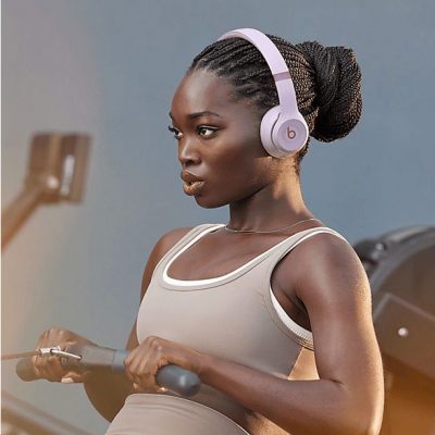 Auriculares inalámbricos - Beats Solo 4, Supraaurales, Bluetooth, 50h Autonomía, iOS y Android, Rosa nube