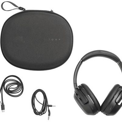 Auriculares inalámbricos - JBL Tour One M2, Bluetooth, Cancelación Activa de ruido, 50h autonomía, Negro