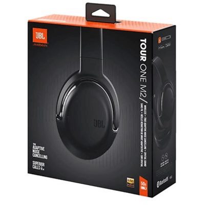 Auriculares inalámbricos - JBL Tour One M2, Bluetooth, Cancelación Activa de ruido, 50h autonomía, Negro