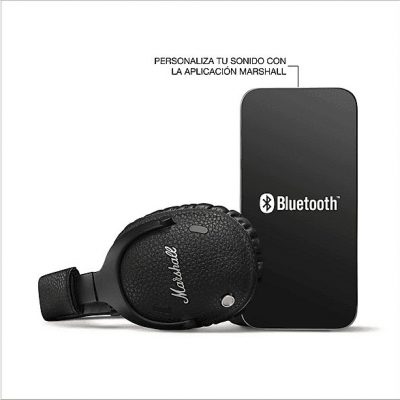 Auriculares inalámbricos - Marshall Monitor III A.N.C., Circumaurales, Bluetooth 5.3, Cancelación de ruido, 100h Autonomía, Plegables, Negro