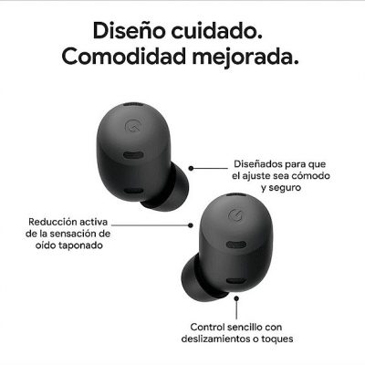 Auriculares inalámbricos  - Pixel Buds Pro GOOGLE, Intraurales, Bluetooth, Verde