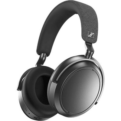 Auriculares inalámbricos - Sennheiser Momentum 4, Cancelación ruido adaptativa, Autonomía 60h, Bluetooth, Gris