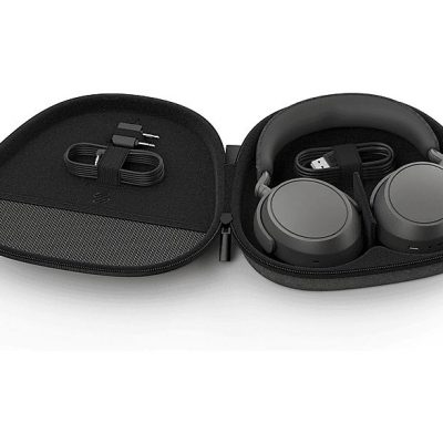 Auriculares inalámbricos - Sennheiser Momentum 4, Cancelación ruido adaptativa, Autonomía 60h, Bluetooth, Gris