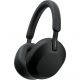 Auriculares inalámbricos - Sony WH-1000XM5B, Estuche rígido, Cancelación ruido, 30h, Hi-Res, Carga Rápida, Llamada Nítida, Bluetooth, Diadema, Negro