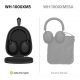 Auriculares inalámbricos - Sony WH-1000XM5B, Estuche rígido, Cancelación ruido, 30h, Hi-Res, Carga Rápida, Llamada Nítida, Bluetooth, Diadema, Negro