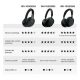 Auriculares inalámbricos - Sony WH-1000XM5S, Cancelación ruido (Noise Cancelling), 30h, Hi-Res, Carga Rápida, Con Asistente, Bluetooth, Diadema, Plata