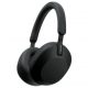 Auriculares inalámbricos - Sony WH-1000XM5SA, Estuche blando, Cancelación ruido , 30h, Hi-Res, Carga Rápida, Bluetooth, Diadema, iOS/Android, Negro