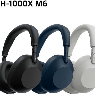 Auriculares inalámbricos - Sony WH-1000XM6, Cancelación ruido, 30h Autonomía, Hi-Res, Carga Rápida, Cómodo, Plegable, iOS/Android, Negro