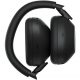 Auriculares inalámbricos - Sony WH-1000XM6, Cancelación ruido, 30h Autonomía, Hi-Res, Carga Rápida, Cómodo, Plegable, iOS/Android, Negro