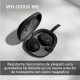 Auriculares inalámbricos - Sony WH-1000XM6, Cancelación ruido, 30h Autonomía, Hi-Res, Carga Rápida, Cómodo, Plegable, iOS/Android, Negro