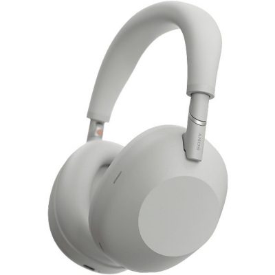 Auriculares inalámbricos - Sony WH-1000XM6, Cancelación ruido, 30h Autonomía, Hi-Res, Carga Rápida, Cómodo, Plegable, iOS/Android, Plata