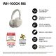 Auriculares inalámbricos - Sony WH-1000XM6, Cancelación ruido, 30h Autonomía, Hi-Res, Carga Rápida, Cómodo, Plegable, iOS/Android, Plata