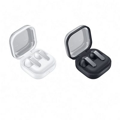 Auriculares True Wireless - Samsung Galaxy Buds4, Cancelación Activa de Ruido (ANC), Bluetooth 6.1, Autonomía hasta 5 horas con ANC, Blanco