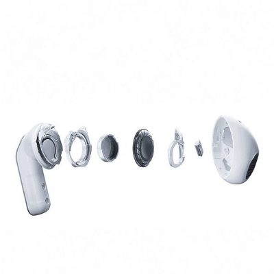 Auriculares True Wireless - Samsung Galaxy Buds4, Cancelación Activa de Ruido (ANC), Bluetooth 6.1, Autonomía hasta 5 horas con ANC, Blanco