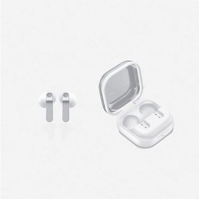 Auriculares True Wireless - Samsung Galaxy Buds4, Cancelación Activa de Ruido (ANC), Bluetooth 6.1, Autonomía hasta 5 horas con ANC, Blanco