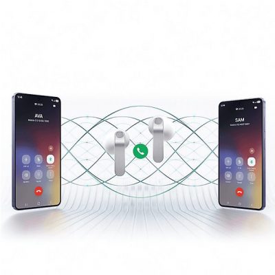 Auriculares True Wireless - Samsung Galaxy Buds4, Cancelación Activa de Ruido (ANC), Bluetooth 6.1, Autonomía hasta 5 horas con ANC, Negro