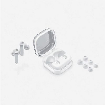 Auriculares True Wireless - Samsung Galaxy Buds4 Pro, Cancelación Activa de Ruido (ANC), Bluetooth 6.1, Autonomía hasta 6 horas con ANC, Blanco
