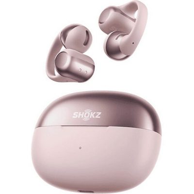 Auriculares True Wireless - Shokz Open Dots One, 40 h de autonomía, Rosa