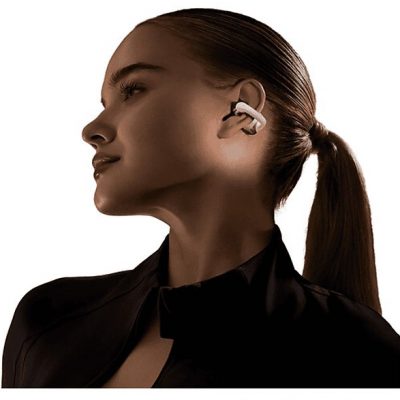 Auriculares True Wireless - Shokz Open Dots One, 40 h de autonomía, Rosa