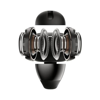 Auriculares True Wireless - Shokz OpenDots One, 40 h Autonomía, Open-Ear con clip, IP54, Dolby Audio, Negro