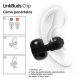 Auriculares True Wireless - Sony LinkBuds Clip, Estilo abierto, 3 modos de escucha, IPX4, Llamadas nítidas, 37 horas, IA, Táctil, iOS/Android, Lavanda