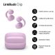 Auriculares True Wireless - Sony LinkBuds Clip, Estilo abierto, 3 modos de escucha, IPX4, Llamadas nítidas, 37 horas, IA, Táctil, iOS/Android, Lavanda