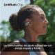 Auriculares True Wireless - Sony LinkBuds Clip, Estilo abierto, 3 modos de escucha, IPX4, Llamadas nítidas, 37 horas, IA, Táctil, iOS/Android, Lavanda