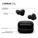 Auriculares True Wireless - Sony LinkBuds Clip, Estilo abierto, 3 modos de escucha, IPX4, Llamadas nítidas, 37 horas, IA, Táctil, iOS/Android, Negro