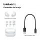 Auriculares True Wireless - Sony LinkBuds Fit, Cancelación de ruido (Noise Cancelling), Bluetooth, HiRes, 21 horas, iOS y Android, Google, IPX4,Blanco