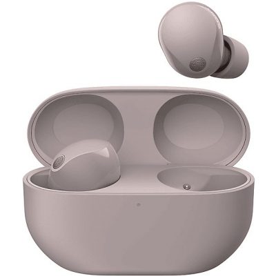 Auriculares True Wireless - Sony WF1000XM5P, Cancelación de ruido (Noise Cancelling), Hi-Res, Google assistant, Alexa, Siri, 24 horas, IPX4, Rosa