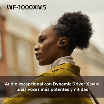 Auriculares True Wireless - Sony WF1000XM5P, Cancelación de ruido (Noise Cancelling), Hi-Res, Google assistant, Alexa, Siri, 24 horas, IPX4, Rosa