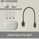 Auriculares True Wireless - Sony WF1000XM5S, Cancelación de ruido (Noise Cancelling), Hi-Res, Google assistant, Alexa, Siri, 24 horas, IPX4, Plata