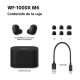 Auriculares True Wireless - Sony WF1000XM6, Cancelación de ruido (ANC), Hi-Res, Bluetooth, Llamadas nítidas, 24 horas, IPX4, iOS/Android, Negro