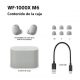 Auriculares True Wireless - Sony WF1000XM6, Cancelación de ruido (ANC), Hi-Res, Bluetooth, Llamadas nítidas, 24 horas, IPX4, iOS/Android, Plata